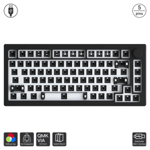 Akko 5075S - Dark Black