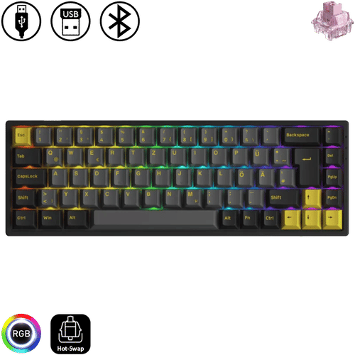 Akko 3068B Plus - Black & Gold