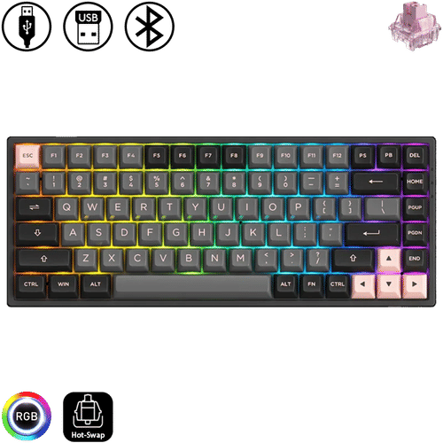 Akko 3084B Plus - Black & Pink