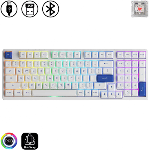 Akko 3098N - Blue on White