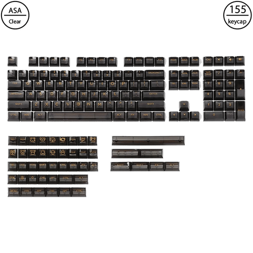 Akko Clear Transparent V2 - Black