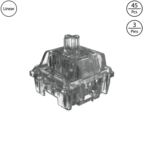 Akko CS Crystal Silver (45 pcs)