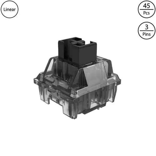 Akko CS Jelly Black (45 pcs)