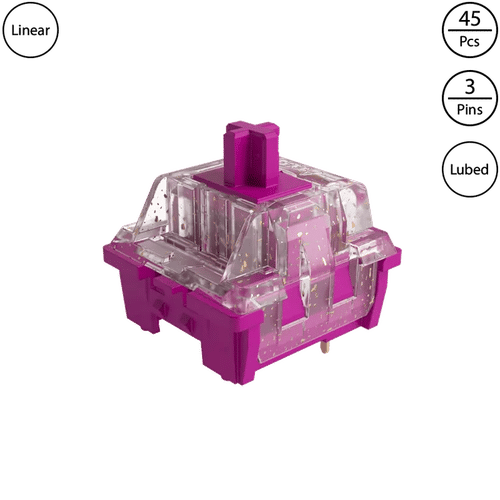 Akko CS Wine Red (Lubed, 45 pcs)