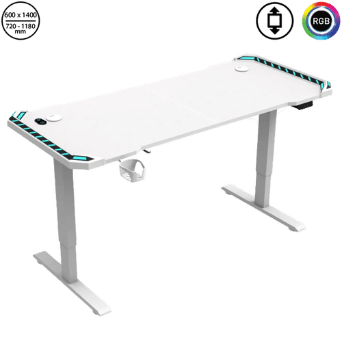 Alpha Arena (Electric Adjustable Standing Table) White