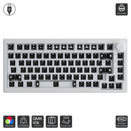 Akko 5075S - Moonlight White