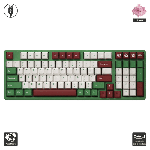 Akko 3098DS - Matcha Red Bean