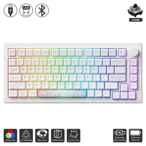 Akko 5075B Plus - Cinnamoroll 20th Anniversary