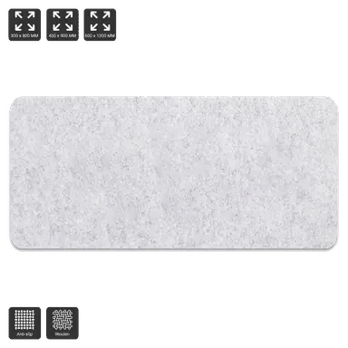 Alpha Flex - Woolen Deskmat Gray