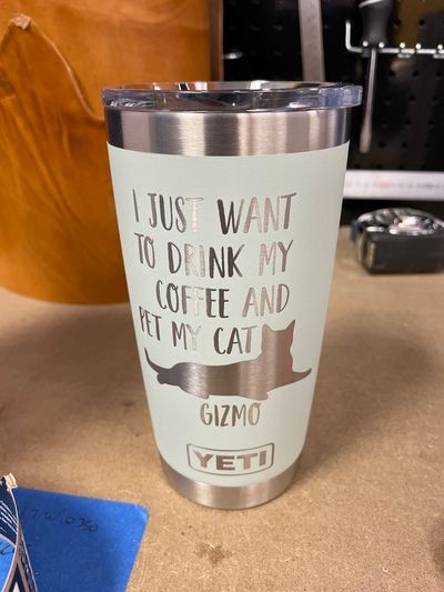 Custom Laser Etched 20oz Tumbler