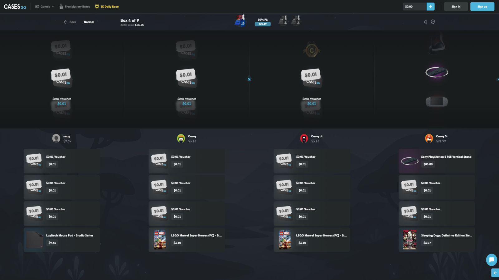 Cases.gg - Platform Interface