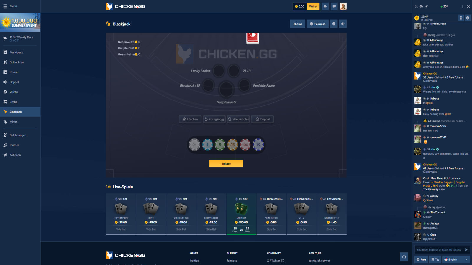 Chicken.gg - Bonus Section