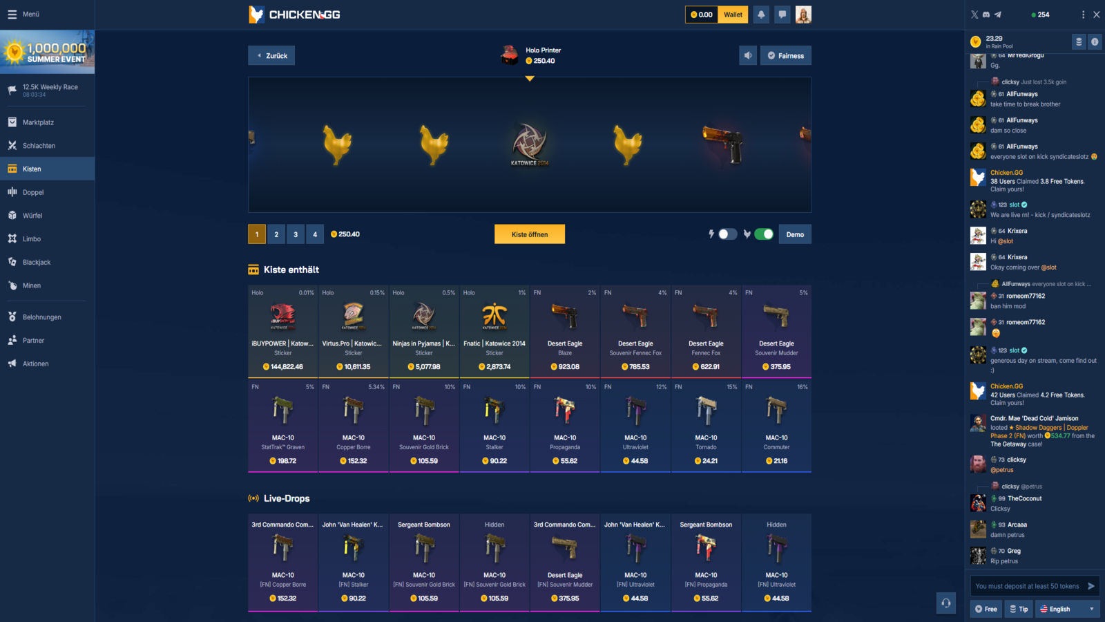 Chicken.gg - Case Overview