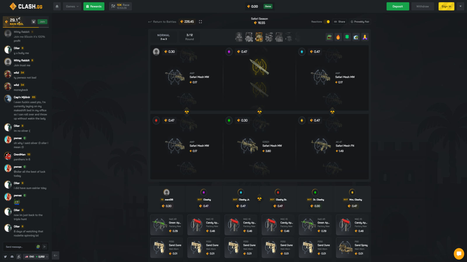 Clash.gg - Case Overview