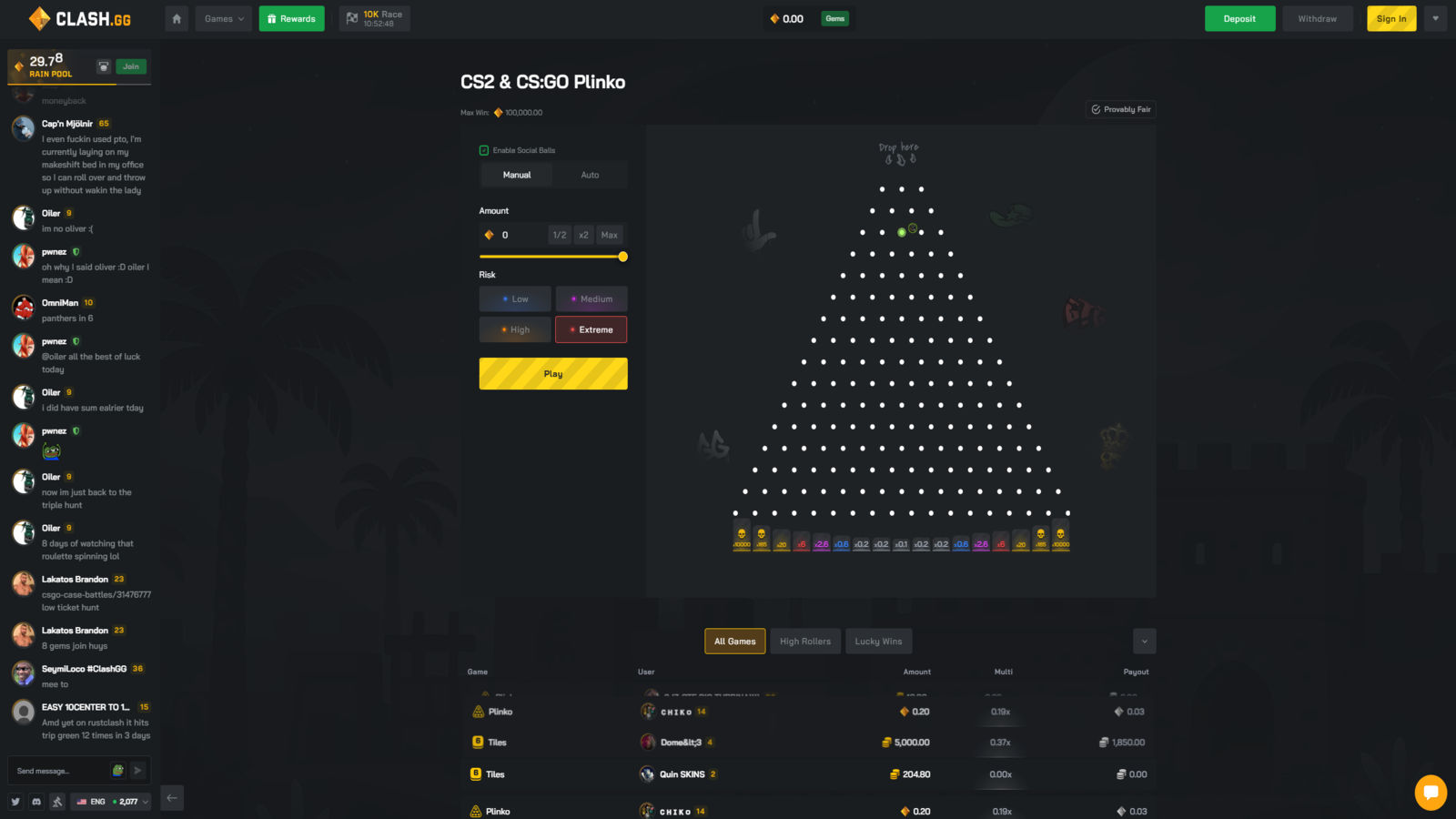 Clash.gg - Bonus Section