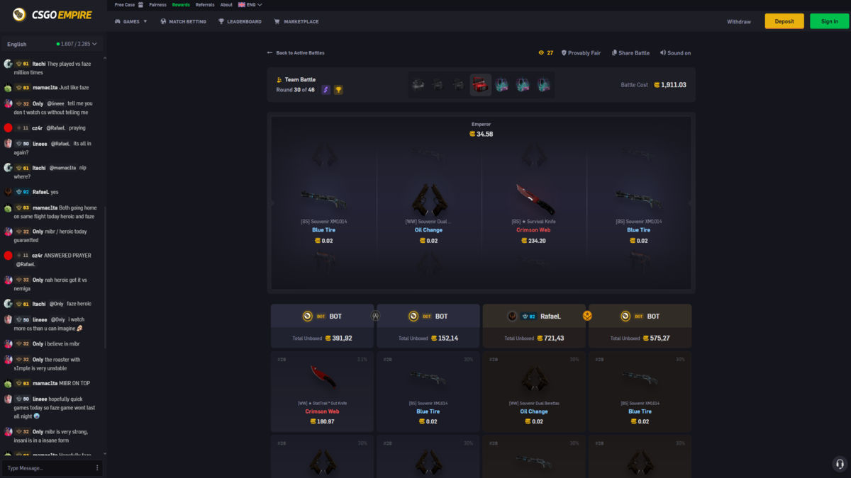 CSGOEmpire - Bonus Section