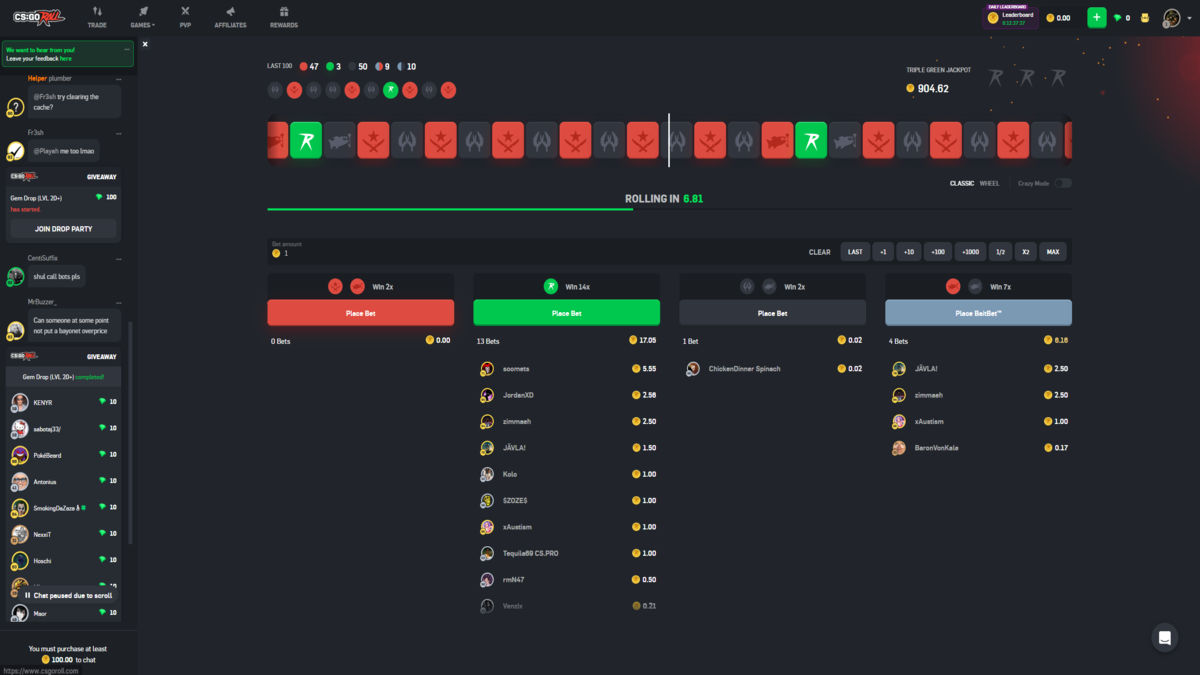 CSGORoll - Case Overview