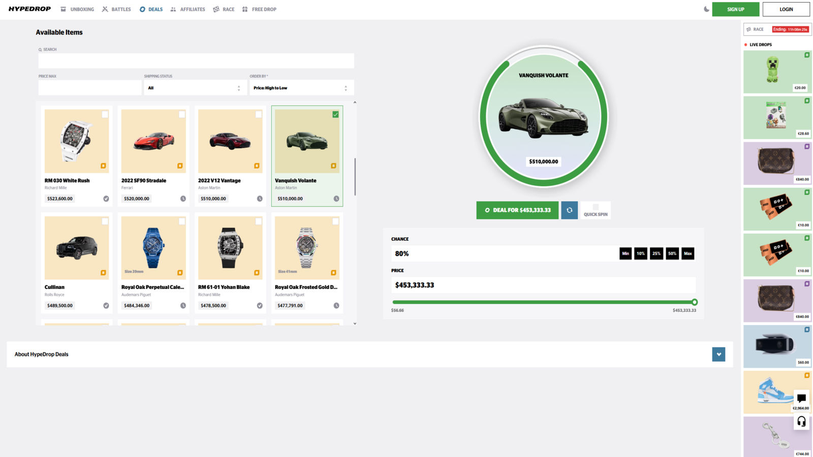 Hypedrop - Bonus Section