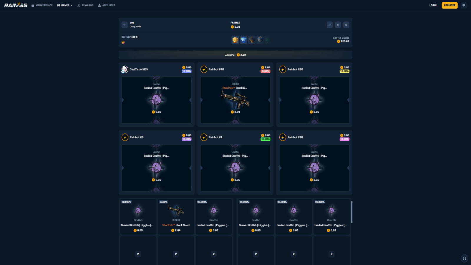 Rain.gg - Bonus Section