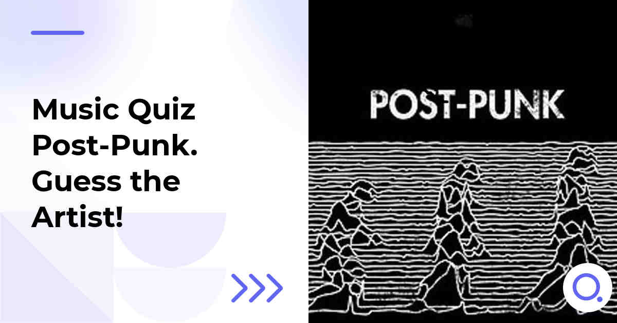 Music Quiz: Post-Punk :: Guess the Artist!