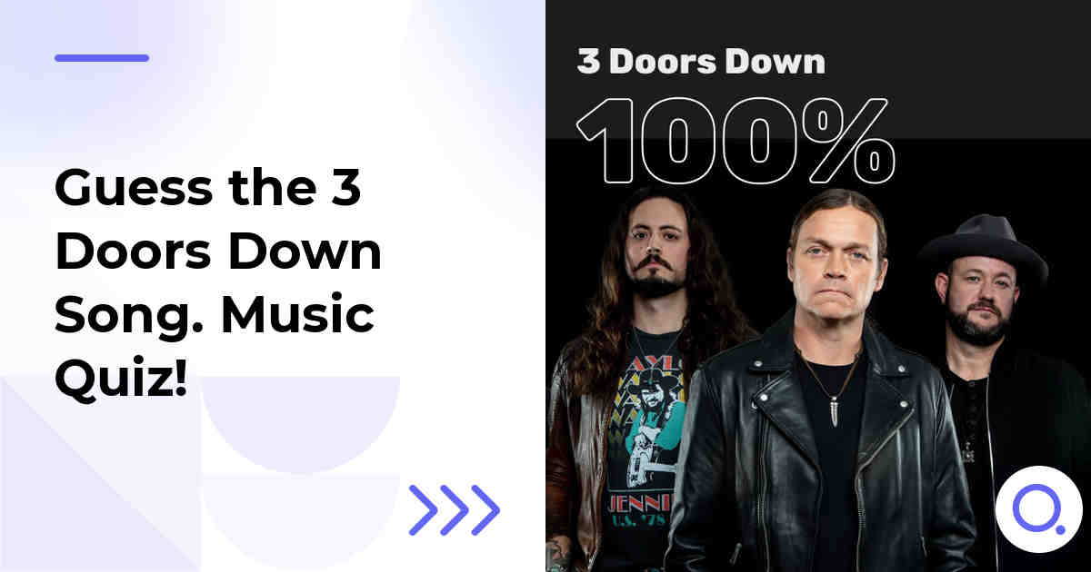 Guess the 3 Doors Down Song :: Music Quiz!