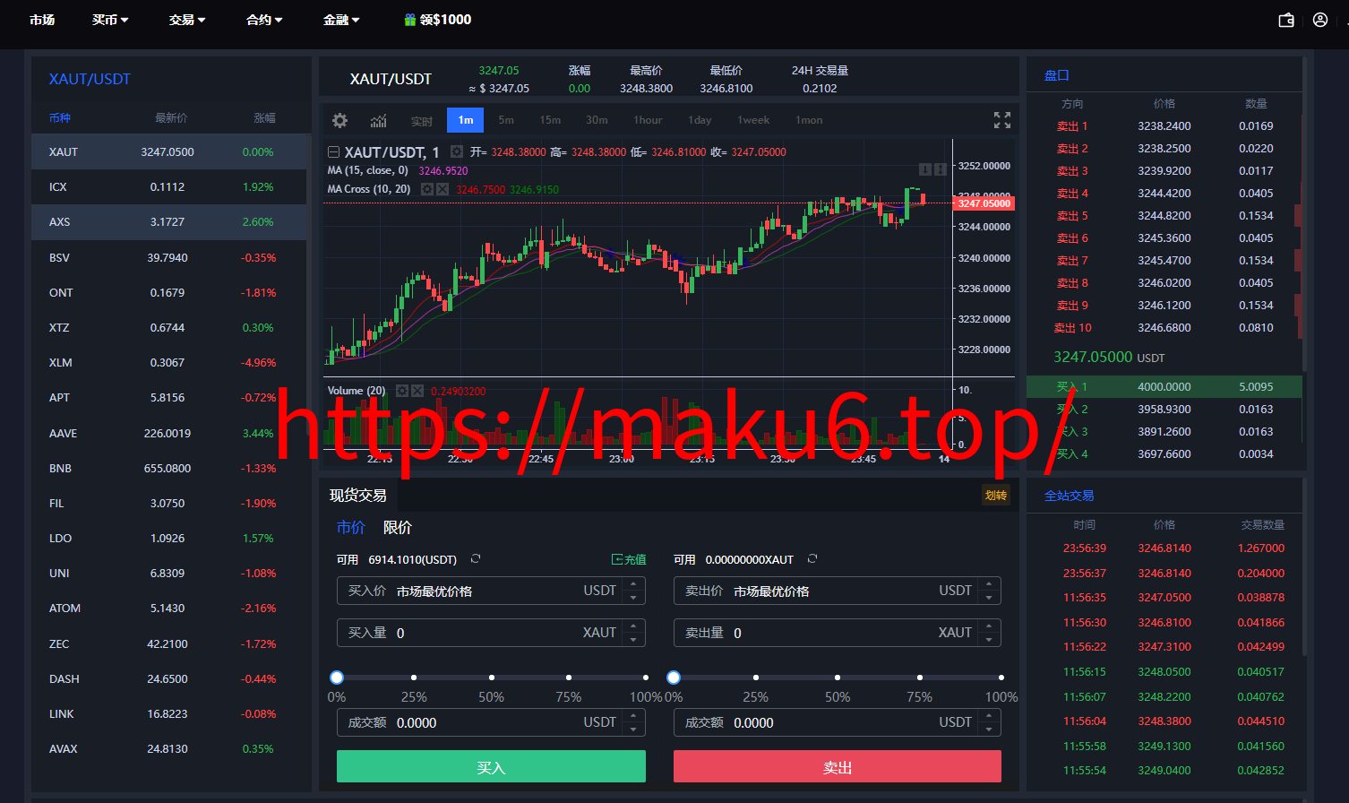 二开优化版海外交易所系统/币币期权杠杆交易/锁仓认购/合约插针/修复期权/清理后门