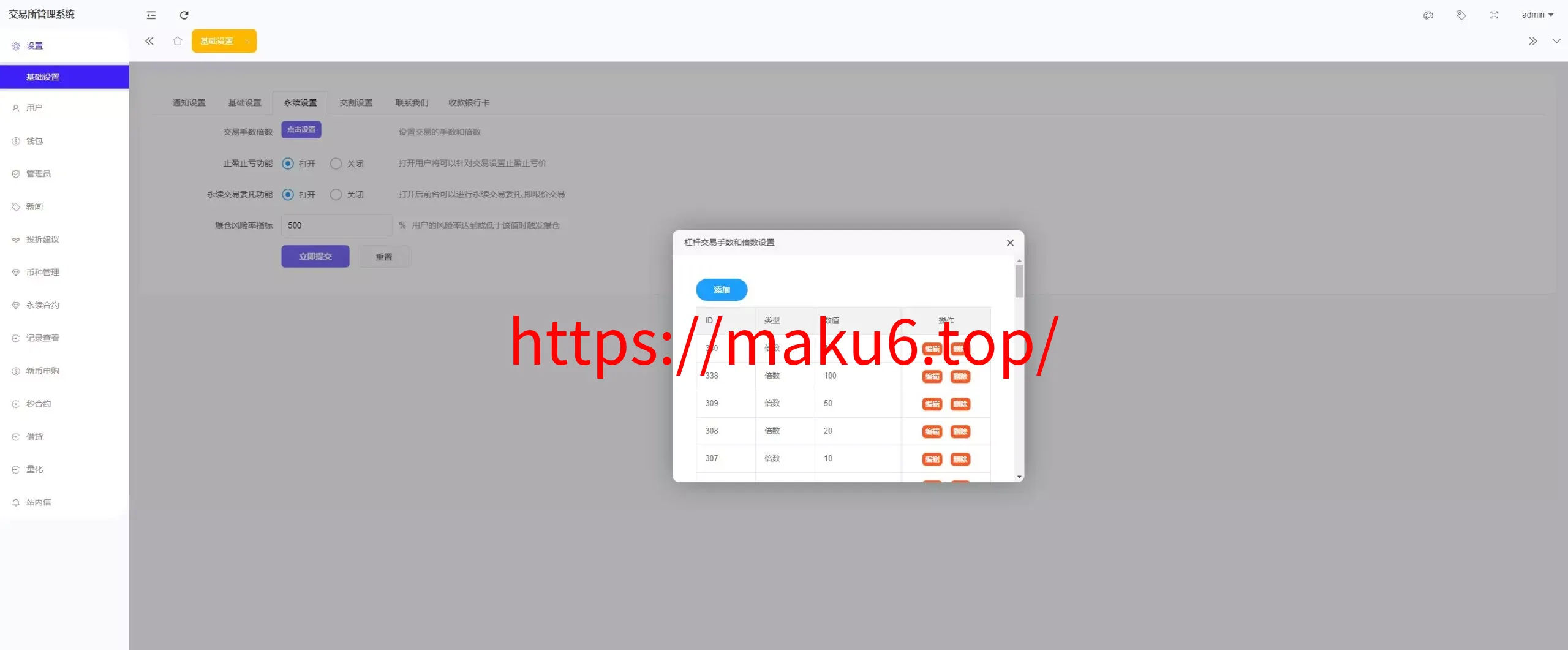 全开源综合交易所系统期权+杠杆+借贷+AI量化+后端php+前端uniapp
