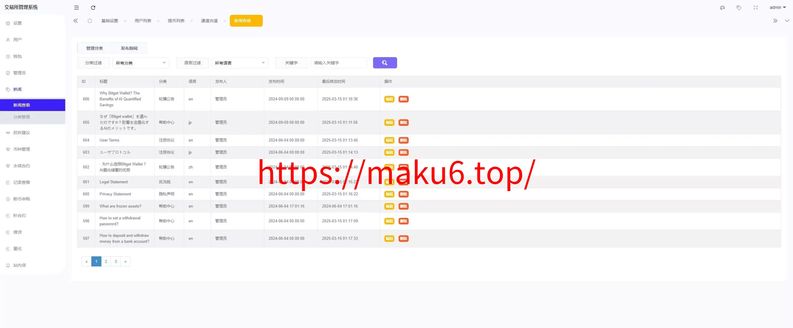 全开源综合交易所系统期权+杠杆+借贷+AI量化+后端php+前端uniapp