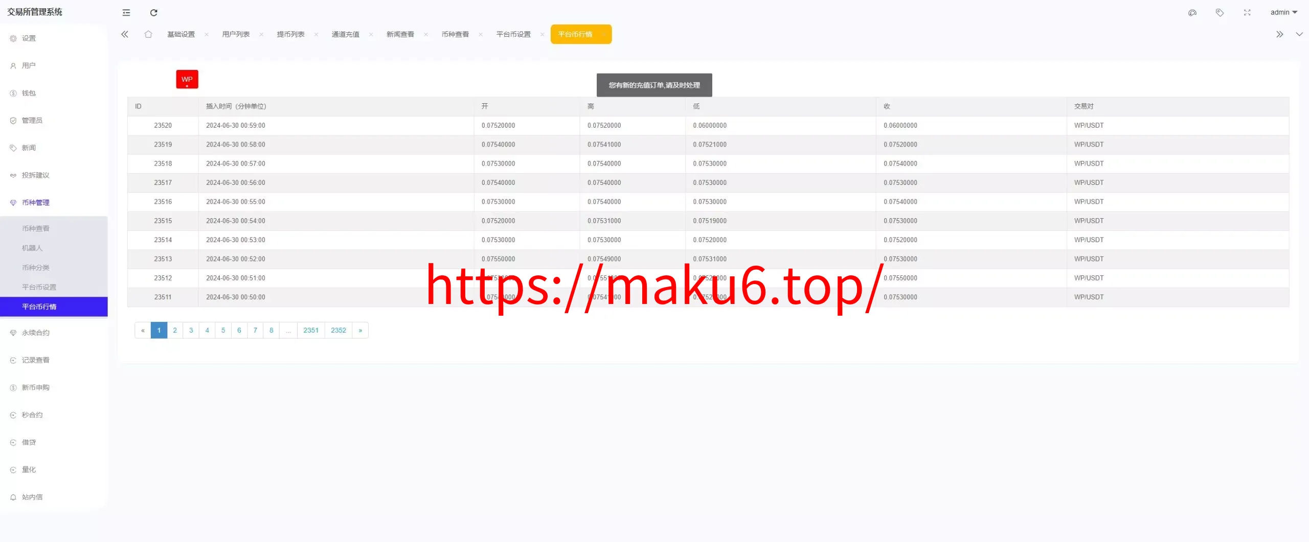 全开源综合交易所系统期权+杠杆+借贷+AI量化+后端php+前端uniapp