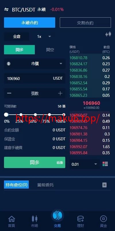 海外多语言交易所系统/永续合约交割合约/K线控制/质押理财/纯源码