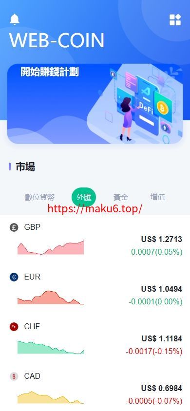 海外DAPP交易所/虚拟币/外汇黄金交易/借贷/质押