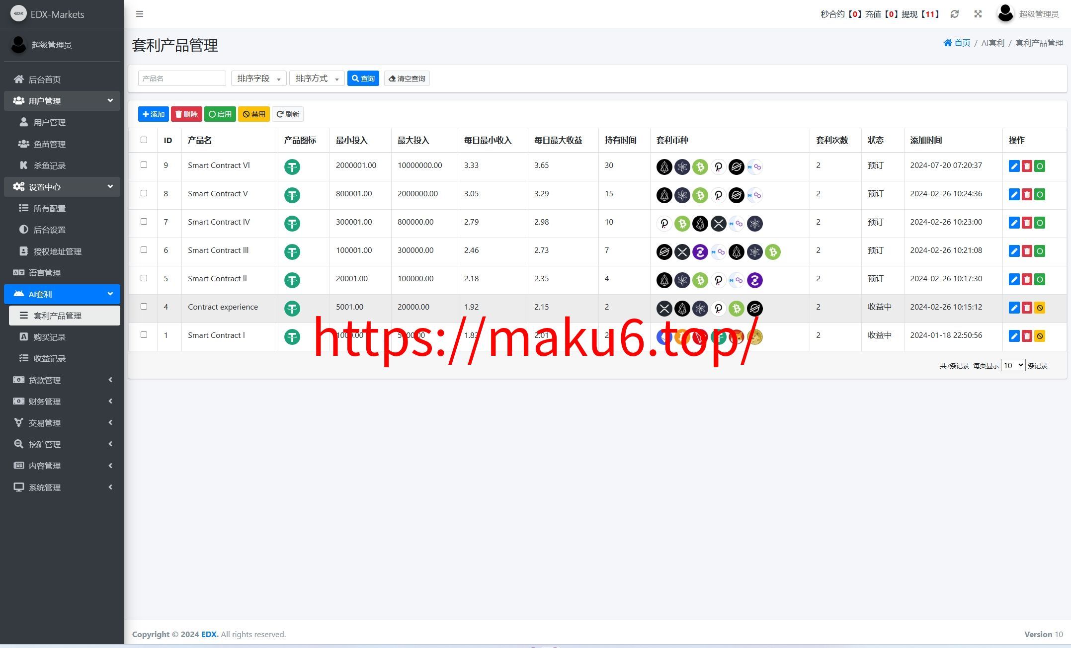 海外DAPP交易所/虚拟币/外汇黄金交易/借贷/质押