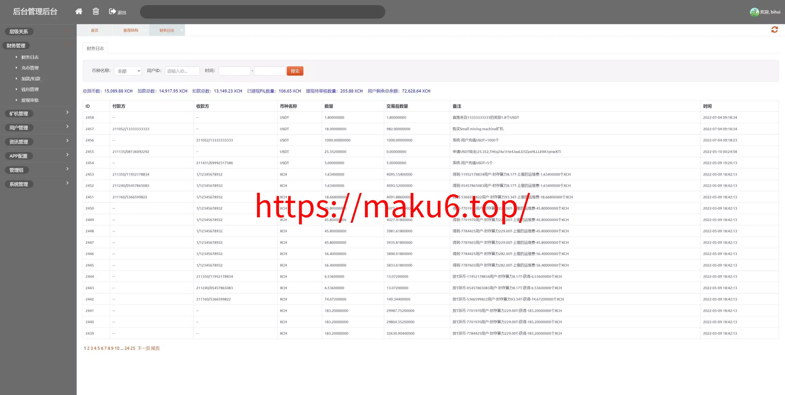 【全新二开海外版奇亚矿机系统】usdt云矿机+云算力矿机