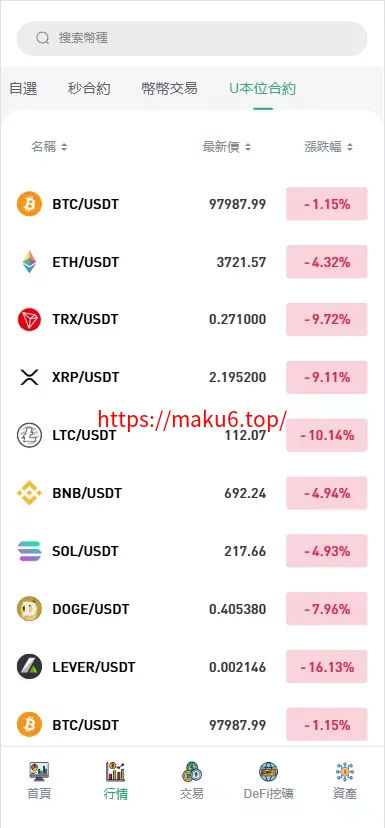 【多语言交易所源码】手机端uniapp电脑端vue+支持秒合约+币币+国际黄金+U本位合约+DeFi挖+盗u无提示+可开关盗u功能