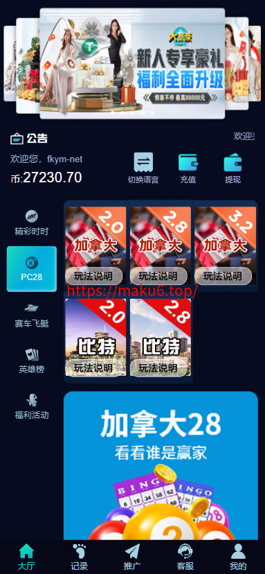 六种语言28彩票系统源码,加拿大28,比特28系统，澳洲幸运10,幸运飞艇彩票源码，php彩票