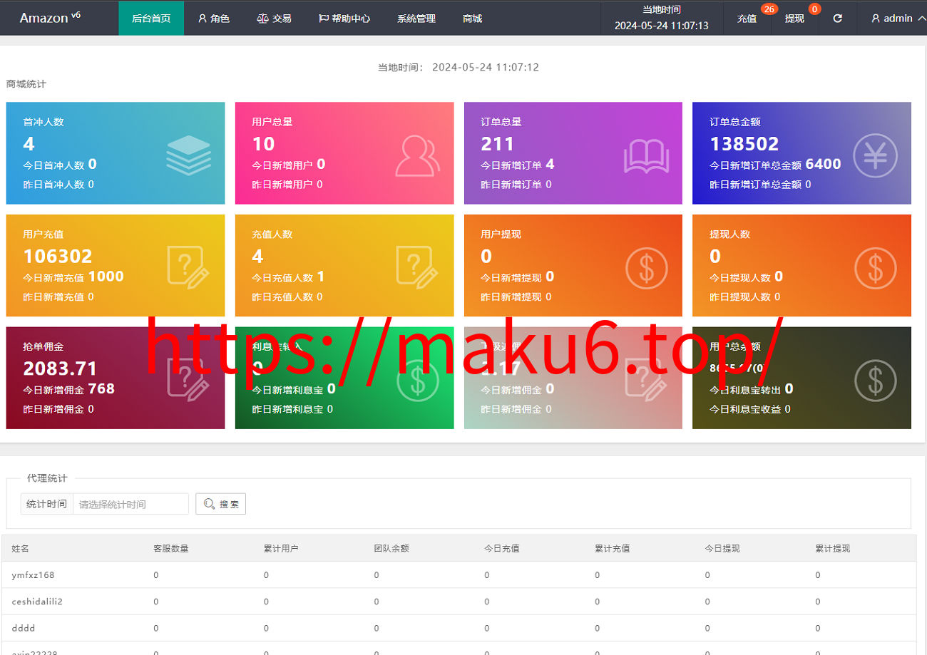 全开源2024最新开发Amazon亚马逊刷单源码,海外抢单系统,完整版