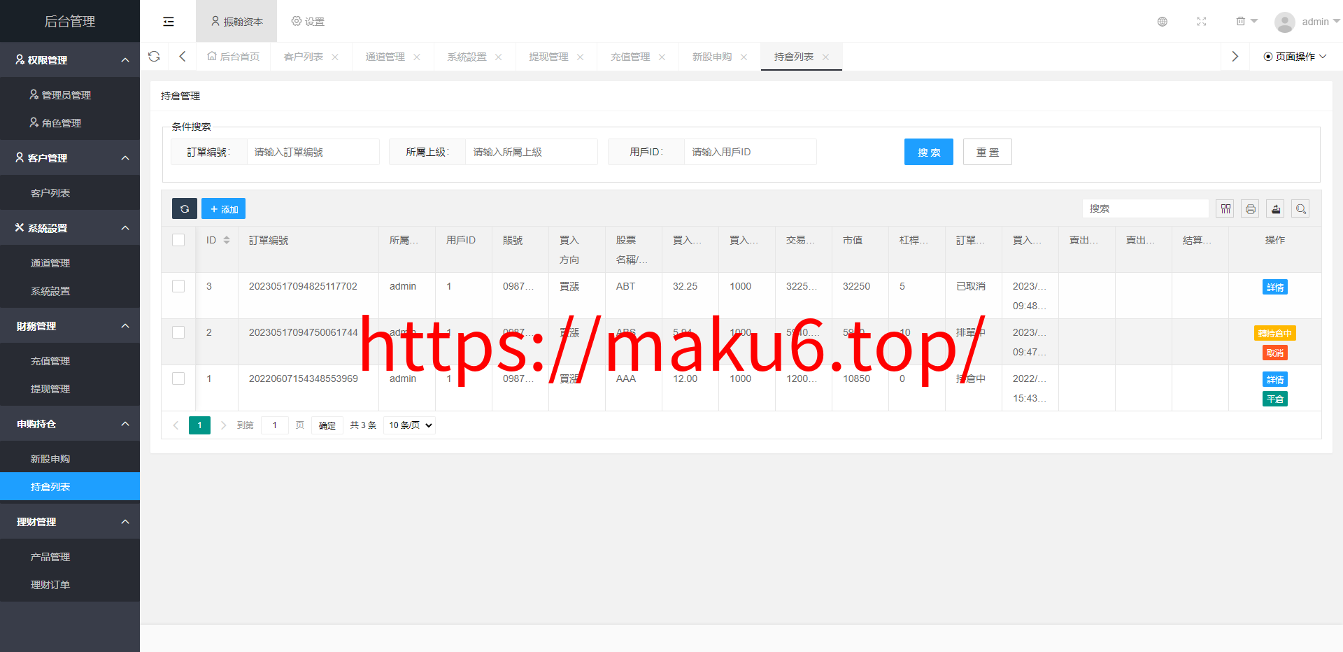 越南股票系统/海外股票基金投资系统/股票投资购买源码