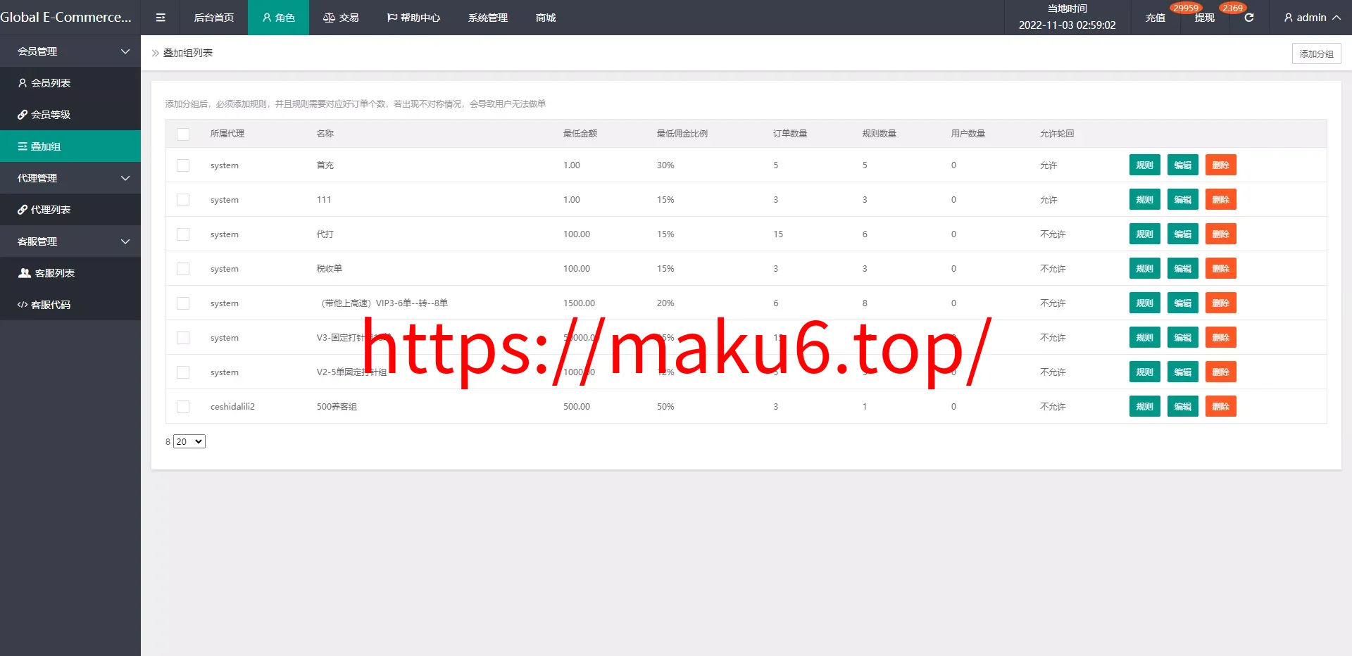 新UI多语言抢单刷单系统/海外刷单源码+订单自动匹配系统