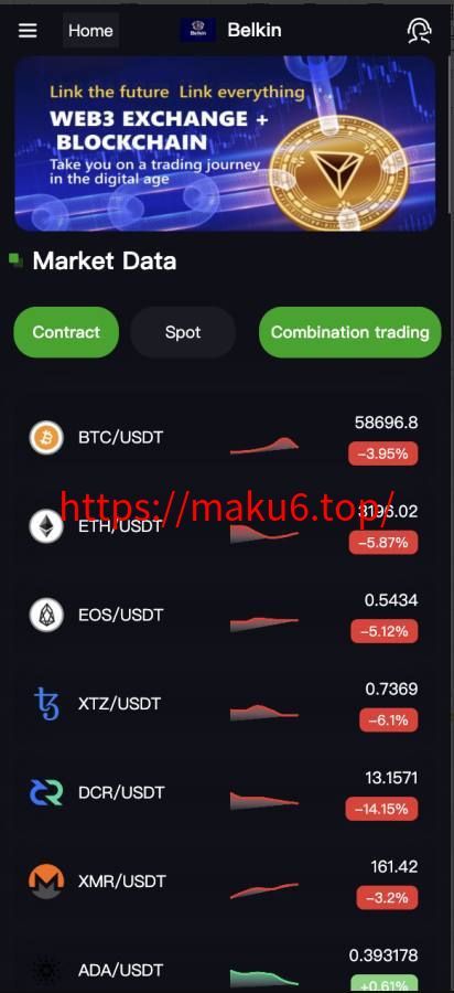 [朋友修复正常运行]全新十六国语言Belkin交易所/现货/合约/期权/币币交易/永续合约