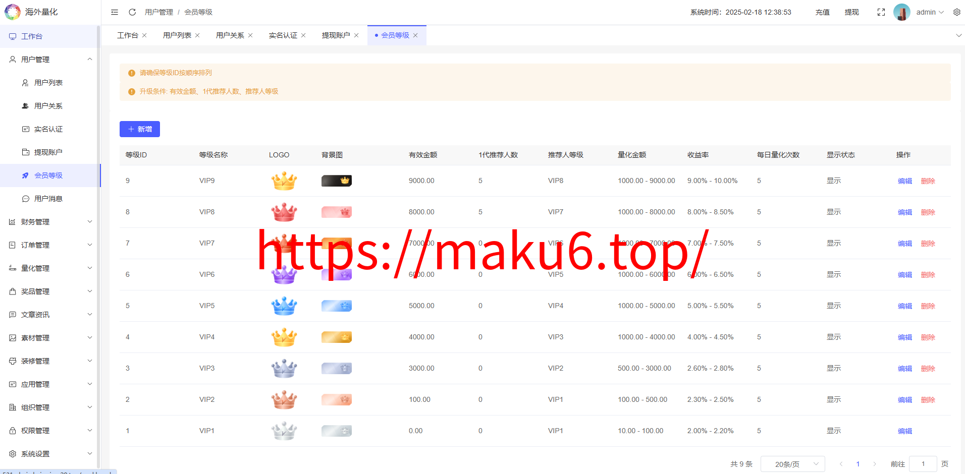 多语言量化交易系统源码|支持19种语言+USDT自动充值+三级分销+搭建教程