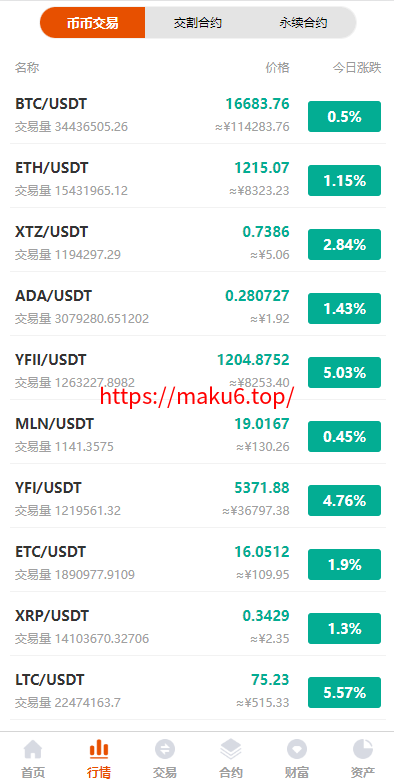 图片[5]-全新UI多语言交易所/永续合约交易/基金理财/锁仓质押交易所源码-凡客源码