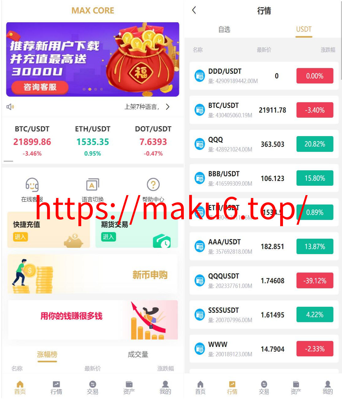 图片[1]-多语言交易所/期权币币交易/质押挖矿/新币申购/区块链交易所-凡客源码