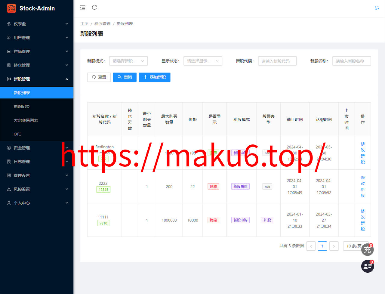 全新二开印度股票全开源版本