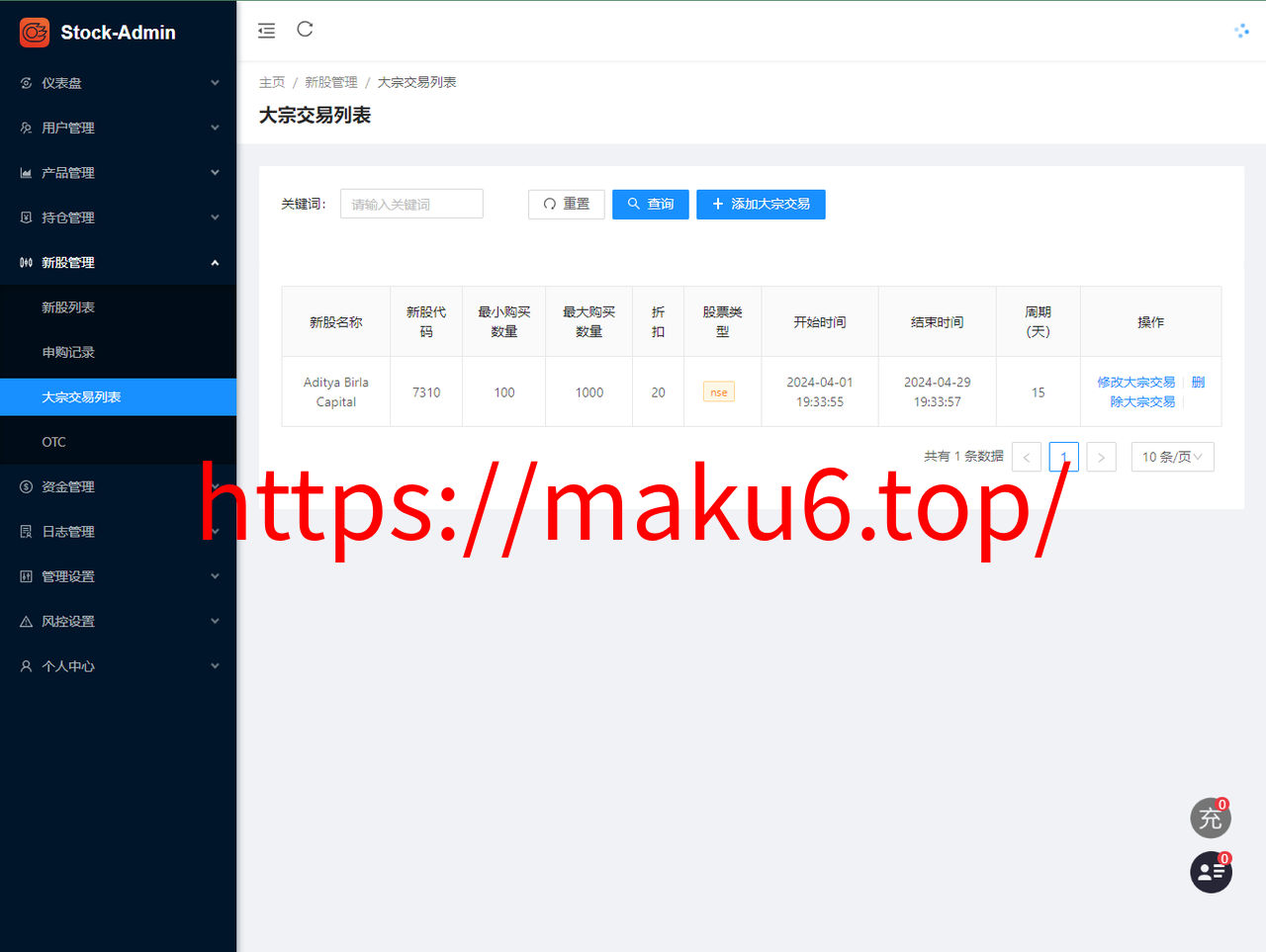 全新二开印度股票全开源版本