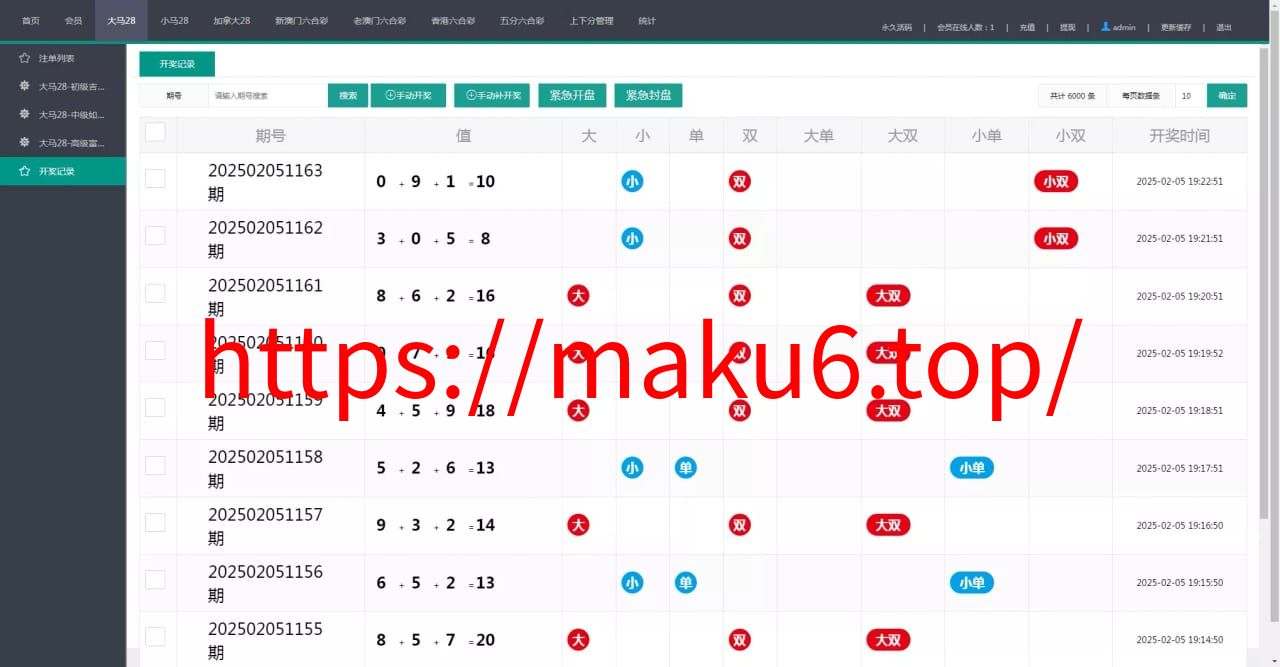 【加拿大28源码】时时彩游戏系统+28竞猜源码+后台系统预设开奖