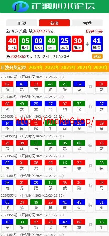 【澳门六合彩心水论坛源码】六合彩马报网站+香港六合资料图库源码+49图库开奖网源码