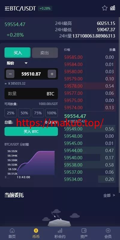 【多语言仿OKX交易所】DAPP+秒合约交易所+质押申购
