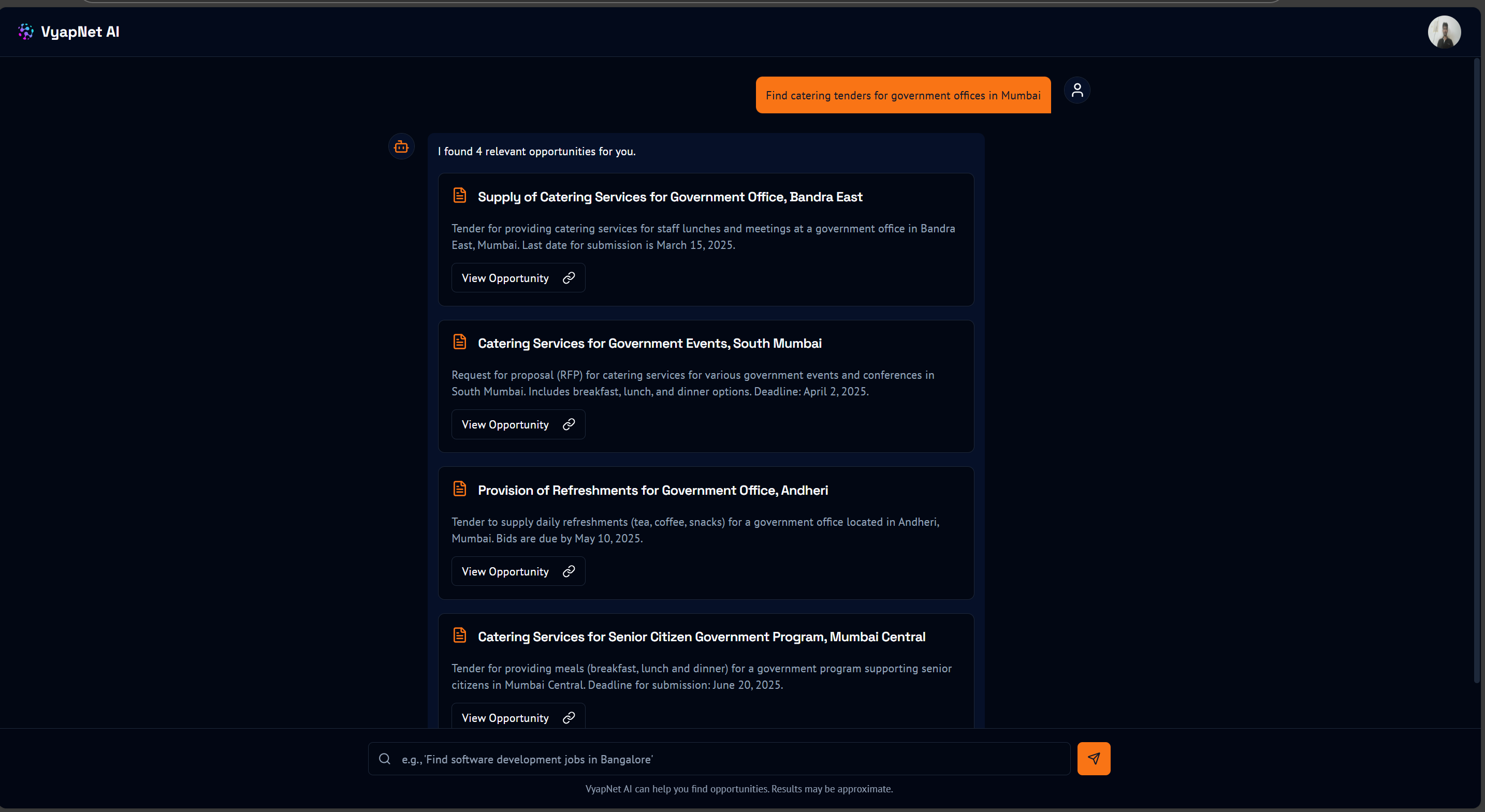 3. Receive Curated Results