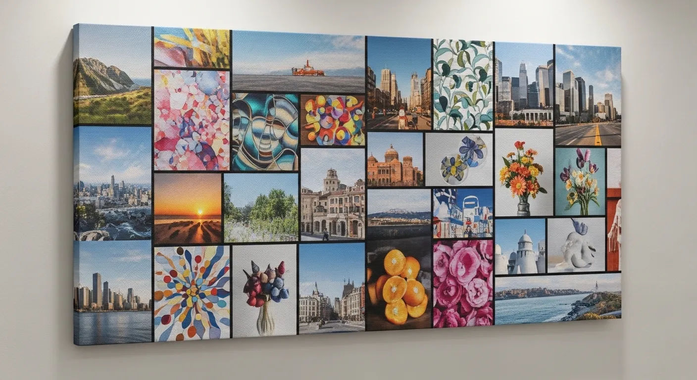 Shutterfly canvas prints collage