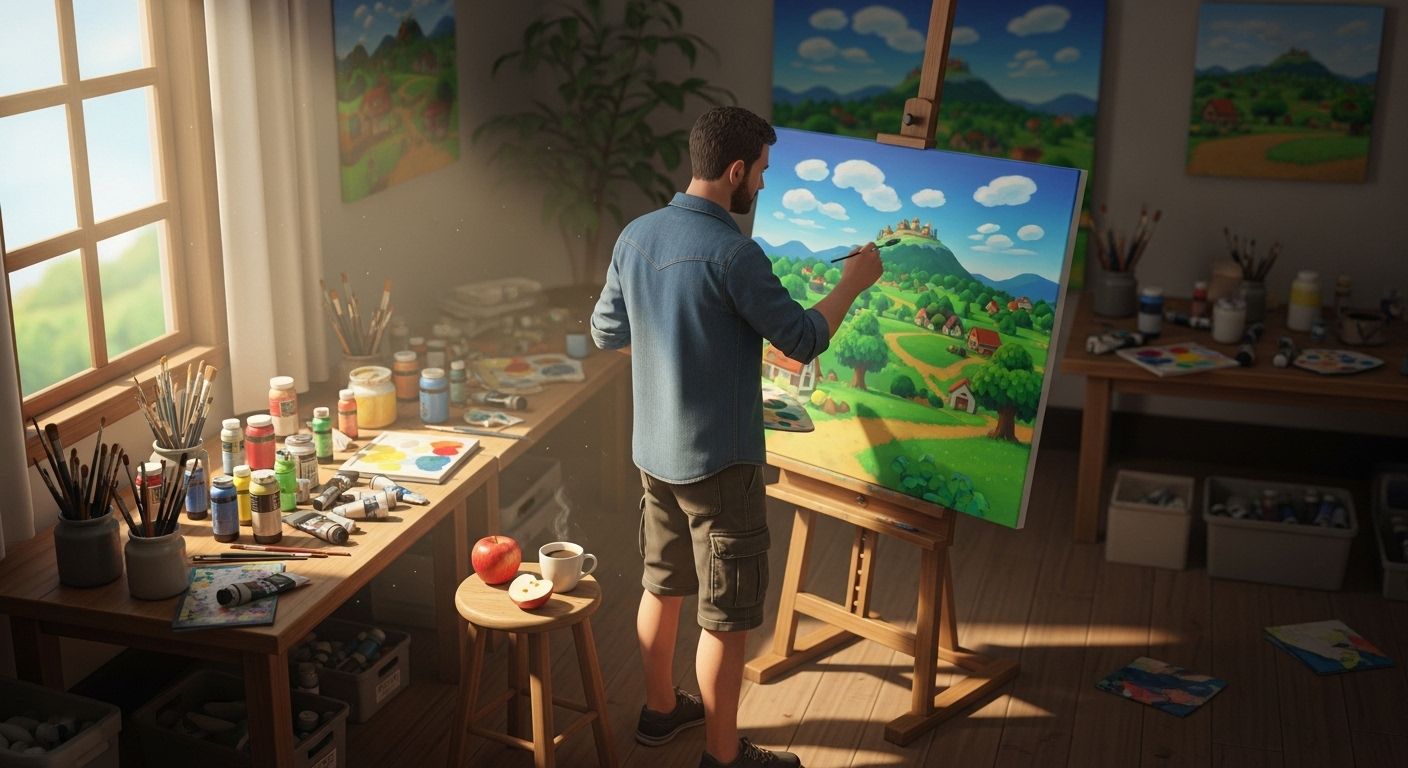 Acnh Detailed Painting Intricate Designs